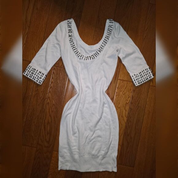 ​Y2K GUESS White Bodycon Mini Dress - Picture 1 of 3